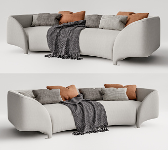 Modern Multiplayer Sofa 3d model