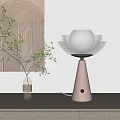 Modern table lamp 3d model