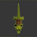 Crocodile Alligator Nile Crocodile carnivore reptile cold-blooded animal reptile 3d model