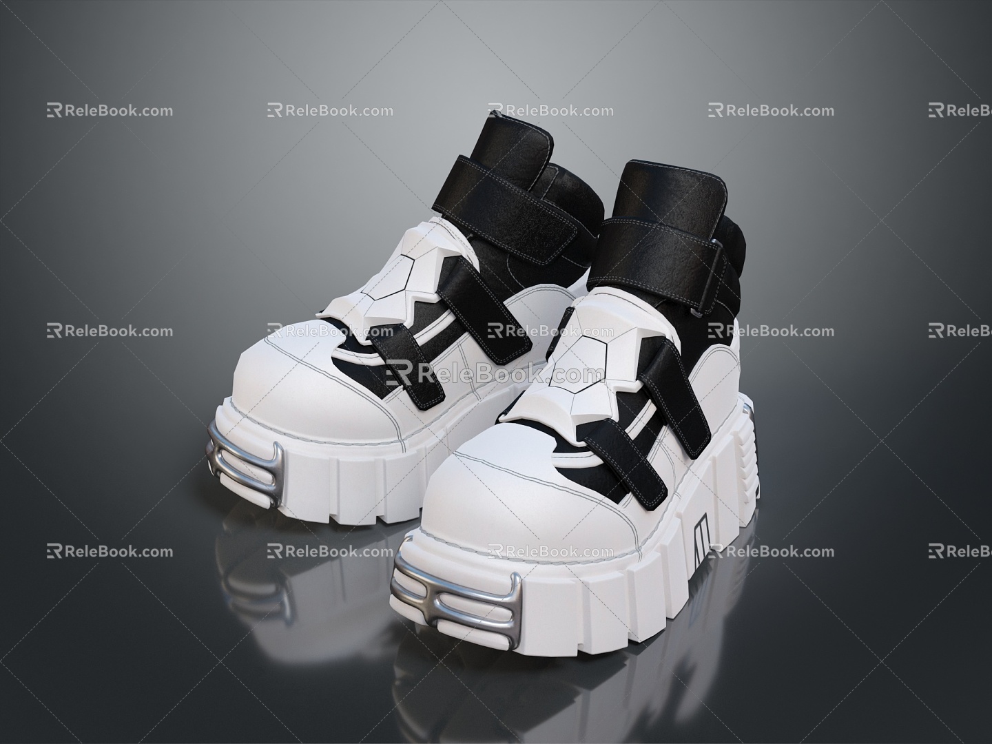 Low-top Leather Shoes Casual Leather Shoes Low-top Leather Shoes Casual Shoes Running Shoes Bean Shoes Loafers Flat Shoes 3d model