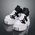 Low-top Leather Shoes Casual Leather Shoes Low-top Leather Shoes Casual Shoes Running Shoes Bean Shoes Loafers Flat Shoes 3d model