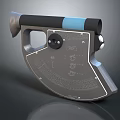 Precision Mechanical Measuring Tool With Metal Body Blue Accent And Calibration Scale