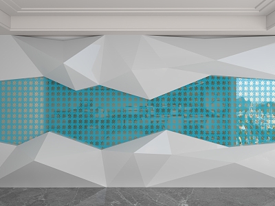 Modern background wall model