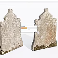 Ancient Weathered Stone Wood Decorative Steles With Textured Surface For Garden