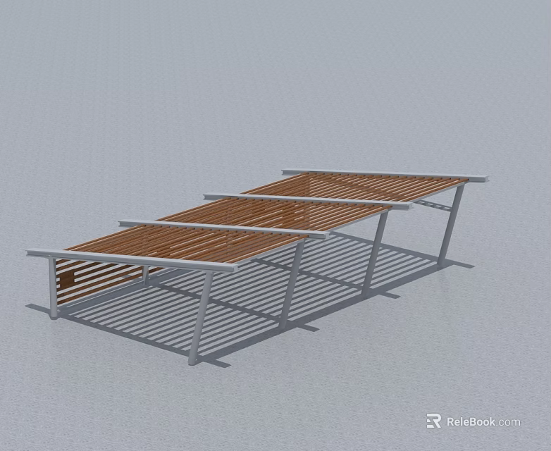 Modern Wooden Side-Hinged Door Design With Metal Frame And Smooth Operation 3d model