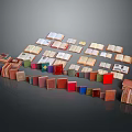 Colorful Books And Magazines In Various Sizes Open And Stacked On