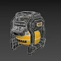 Portable Industrial Air Compressor COROLESS WALT Black And Yellow Design With Control Panel And Handle