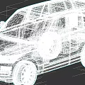 Silver Land Rover Range Rover SUV With Black Wheels Modern Exterior And 3D Rendered Design