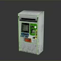 Modern Vending Machine With Metal Exterior Digital Display And Payment Interface 3d model