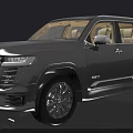 Silver Modern SUV With Large Grille Sleek Body Lines LED Headlights And Stylish 4WD Wheels
