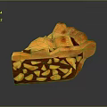 Delicious Golden Apple Pie With Flaky Crust And Fresh Fruit Slices