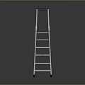 Sturdy Aluminum Step Ladder With Anti Slip Steps And Stable Base
