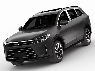 Modern Black SUV Featuring Sleek Body Design Alloy Wheels And LED Headlights 3d model