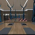 Modern Gym Workout Space With Rows Of Spin Bikes Large Windows And Bright Interior