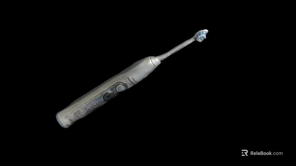 Tech Exhibition Hall Showcasing Modern Electric Toothbrush With Advanced Design And Features 3d model