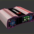 Modern power amplifier speaker power amplifier 3d model