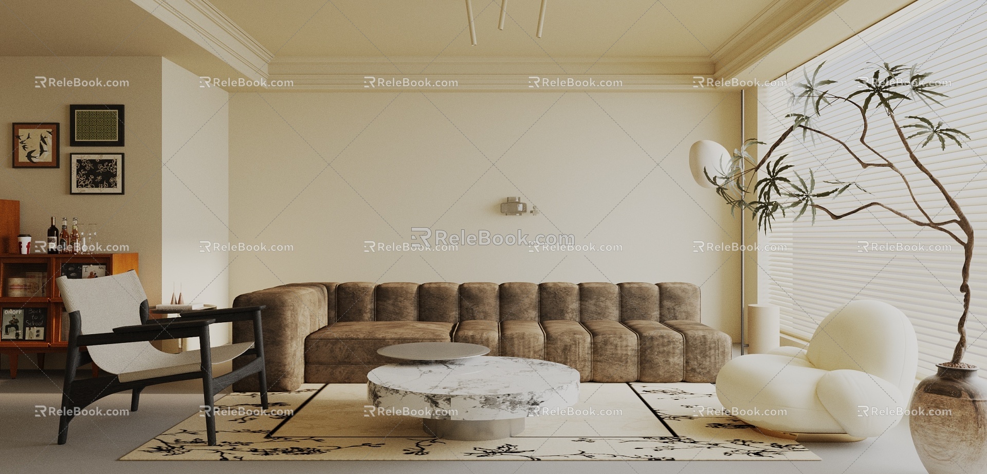 Living room 3d model