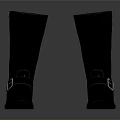 Comfortable Black Leather Tall Boots Featuring Strap And Buckle Details For Daily Use