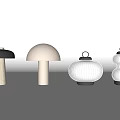 Modern table lamp 3d model
