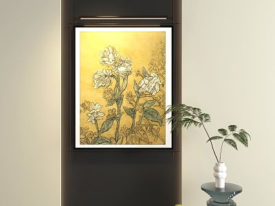 New Chinese abstract decorative painting model