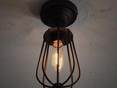 Industrial LOFT ceiling lamp iron ceiling lamp model