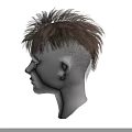 Elegant Jewelry Display On White Mannequin Head With Brown Short Hair