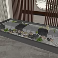 Courtyard Slab Path 3d model
