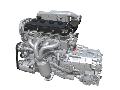 V8 engine car engine 3d model