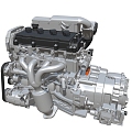 V8 engine car engine engine 3d model