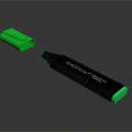Marksman Green Hardware Marking Tool With Ergonomic Grip And Precise Tip Design 3d model