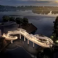 The Modern Bridge 3d model