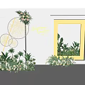 Modern Meichen Window 3d model