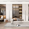 Modern Cloakroom 3d model
