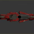 Red Motorcycle With Unique Design Gray Windshield And Distinctive Logos