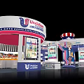 Modern Exhibition Booth Exhibition Exposition 3d model