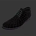 Casual Black Leather Shoes With Classic Lace Up Design For Daily Wear