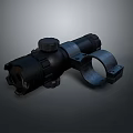 Infrared Steiner Laser Pistol Light Source Firearm Sight Firearm Device 3d model