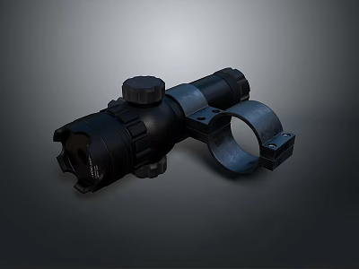 Infrared Steiner Laser Pistol Light Source Firearm Sight Firearm Device 3d model