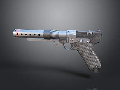 pistol semi-automatic pistol automatic pistol modern weapon hot weapon hot weapon gun military 3d model