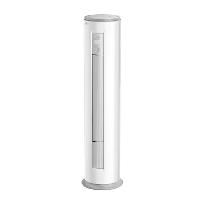 White Tower Air Cooler Fan With Digital Display For Home Cooling 3d model