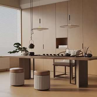 Modern Tea Room 3d model