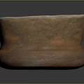 Handcrafted Terracotta Ceramic Sculpture Bowl With Textured Surface And Artisan Craftsmanship