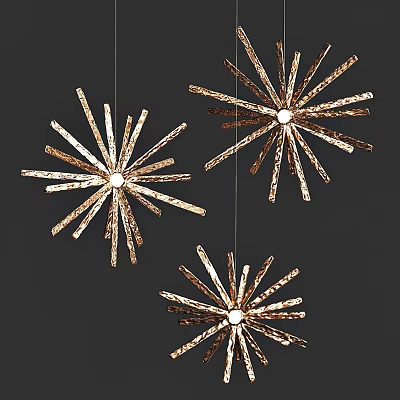 Modern chandelier 3d model