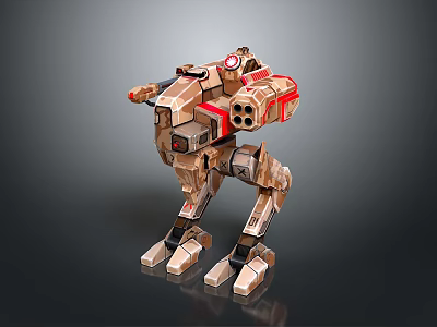 Robot Mecha Fighting Robot 3d model