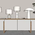 Modern Table Lamp Table Lamp Combination 3d model