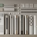 modern air conditioning 3d model