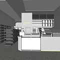 Modern Convenience Store 3d model