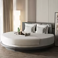 Modern Round Bed 3d model