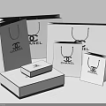 Chanel Luxury Shopping Bags And Elegant Gift Boxes In Assorted Sizes