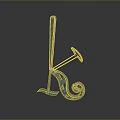 Green Patina Bronze Decorative Household Item With Spiral And Curved Design
